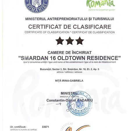 Smardan 16 Oldtown Residence Bukarest Kültér fotó