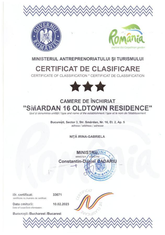 Smardan 16 Oldtown Residence Bukarest Kültér fotó